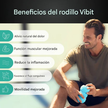 Rodillo de masaje vibratorio portátil